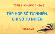 Tập hợp số tự nhiên ký hiệu là gì? Thứ tự trong tập số tự nhiên, Cách ghi số tự nhiên - Lý thuyết Toán 6 bài 2